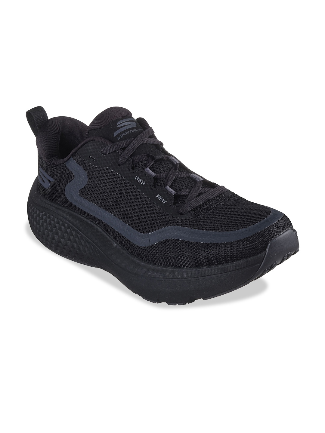 

Skechers GO RUN SUPERSONIC MAX Men Running Shoes, Black