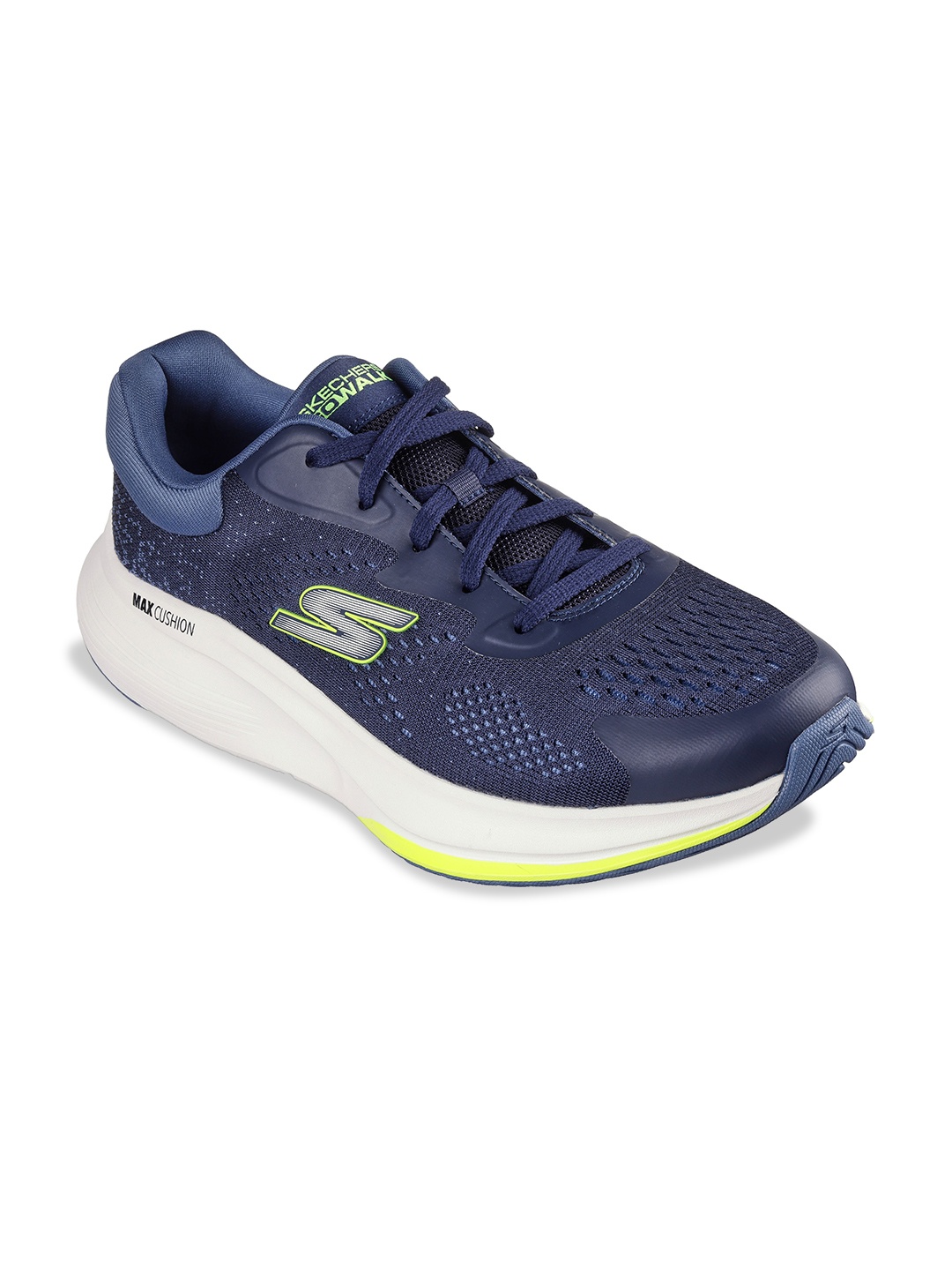 

Skechers Men Go Walk Max Walker - Augustus Non-Marking Sports Shoes, Navy blue