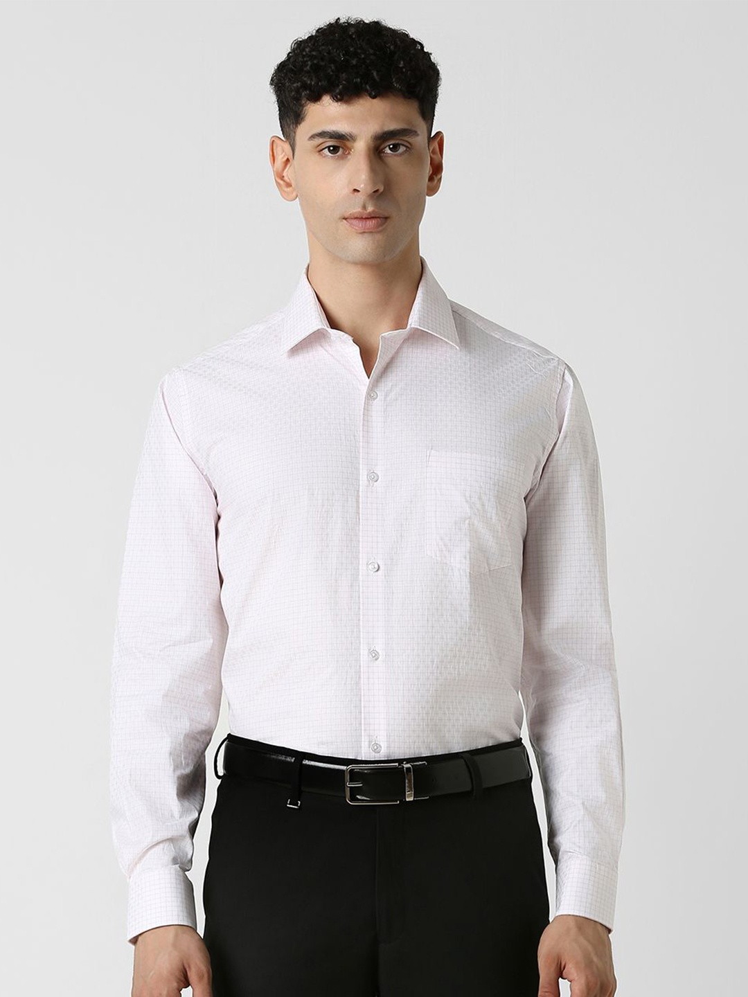 

Van Heusen Men Opaque Formal Shirt, White