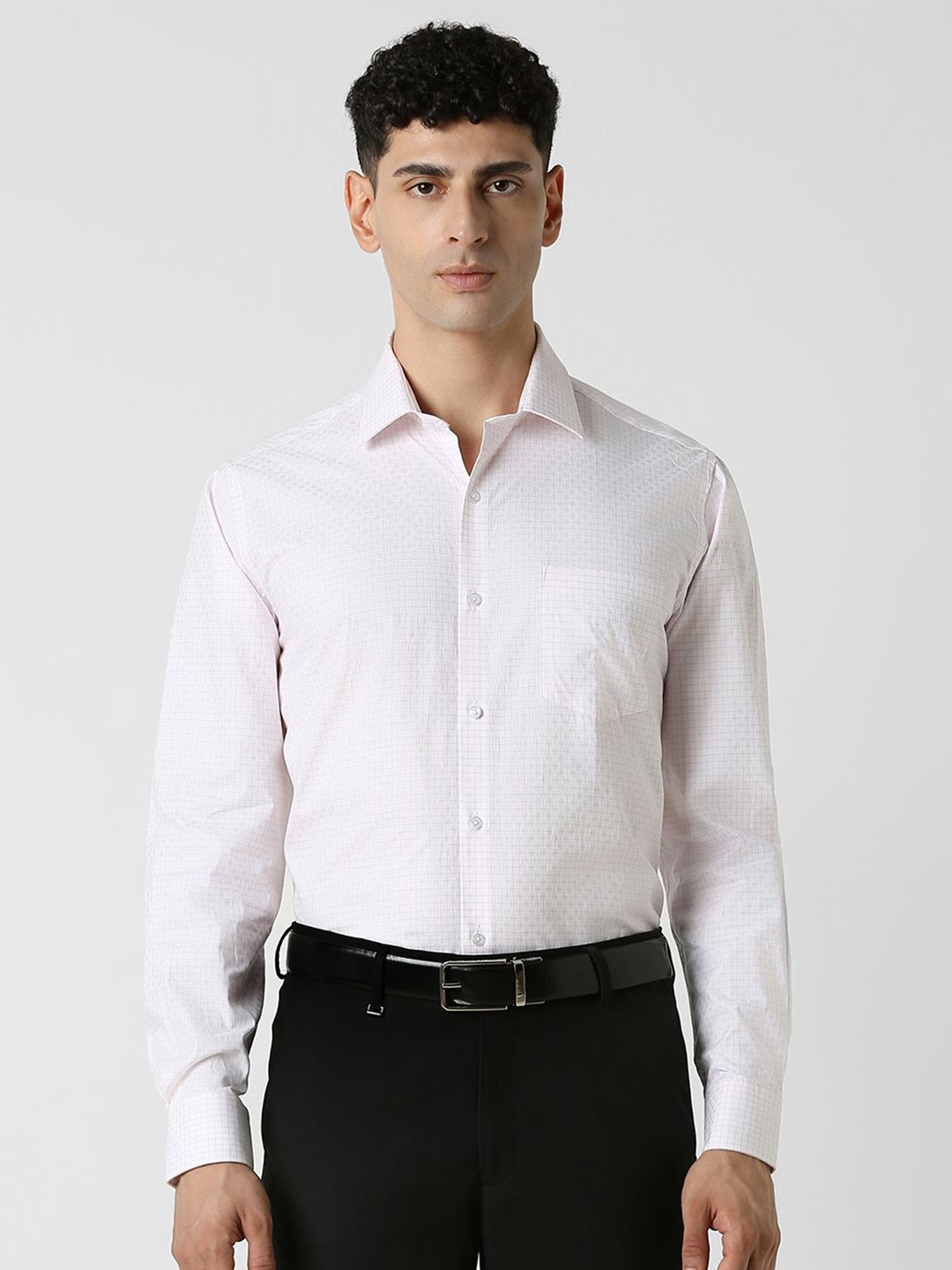 

Van Heusen Men Opaque Formal Shirt, White