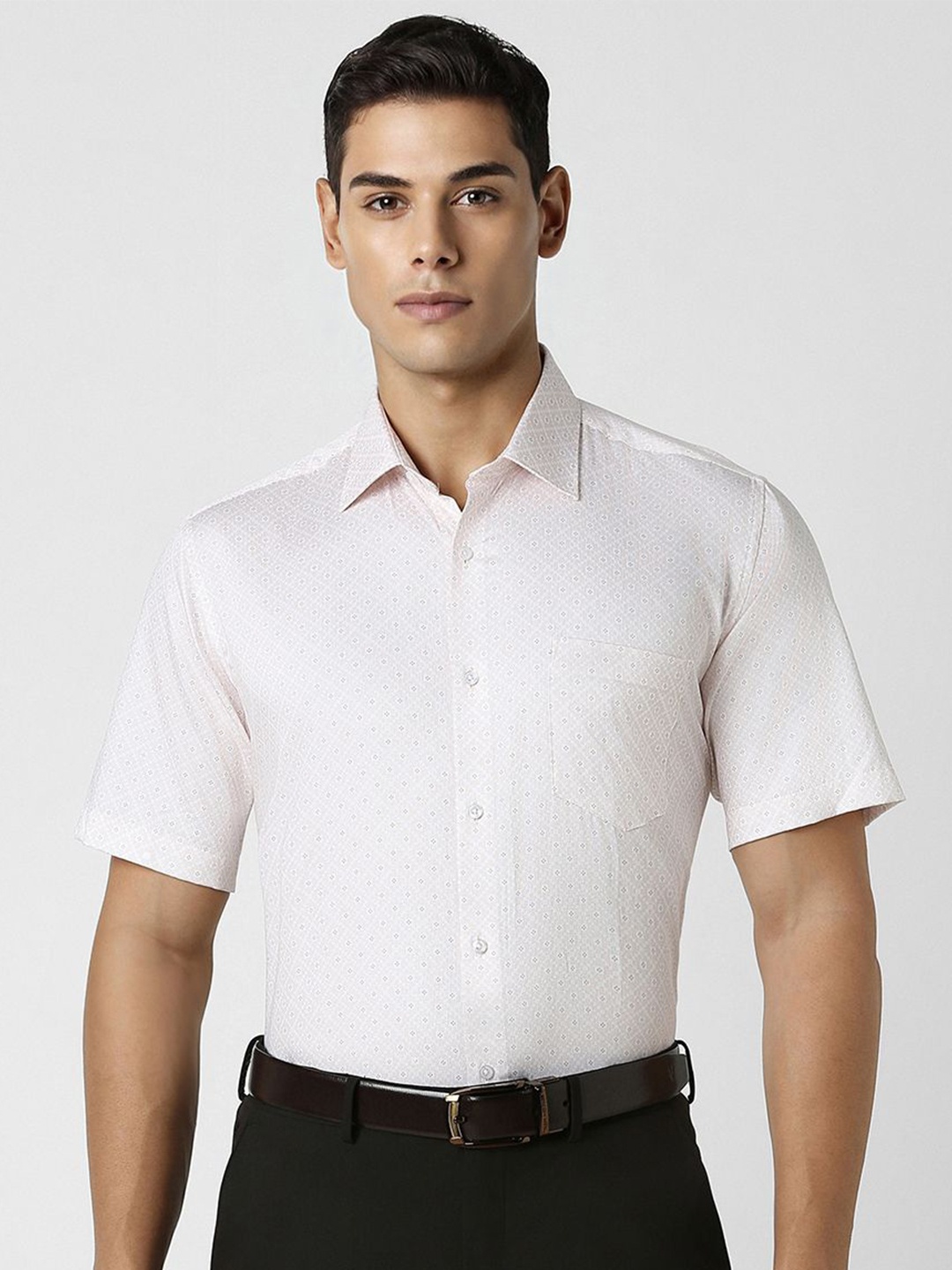 

Van Heusen Men Opaque Party Shirt, White