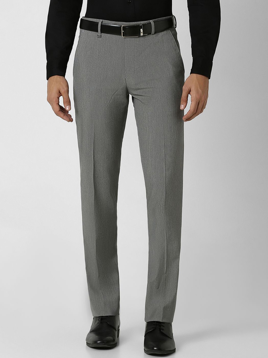 

Van Heusen Men Slim Fit Formal Trouser, Grey