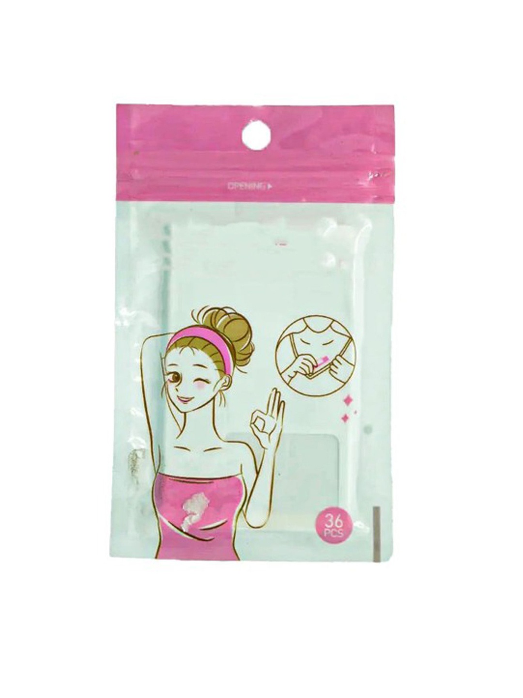 

Softwrap Set Of 36 Reusable Stick-On Lingerie accessories, White