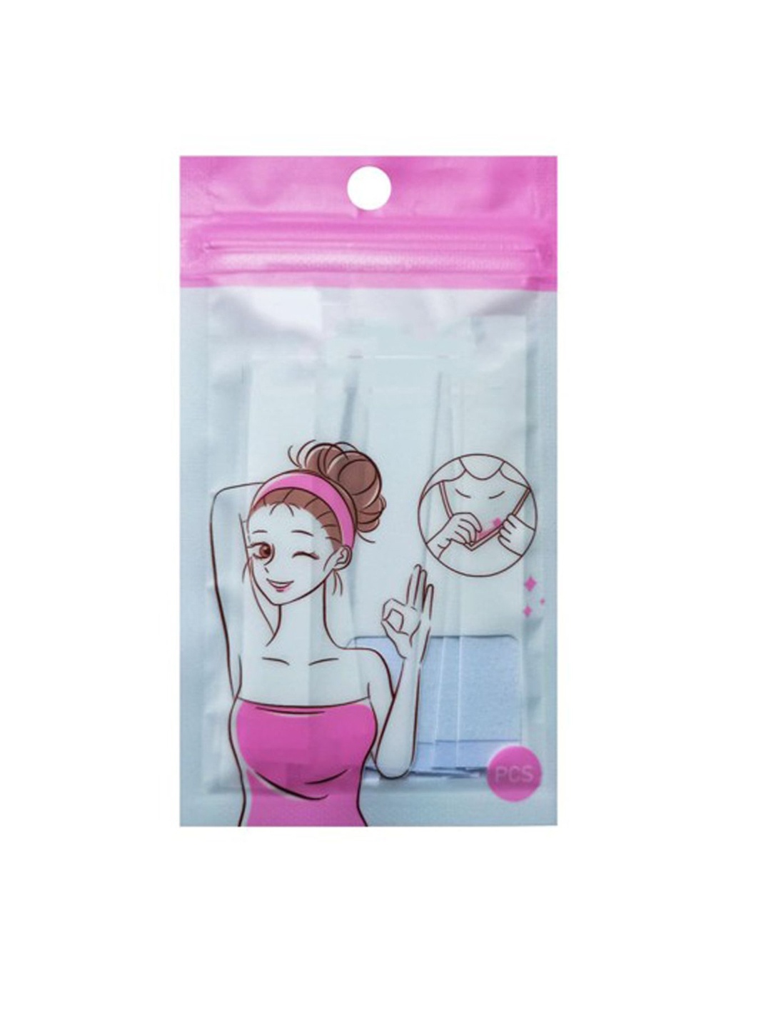 

Softwrap 36 Pcs Reusable Stick-On Lingerie accessories, White