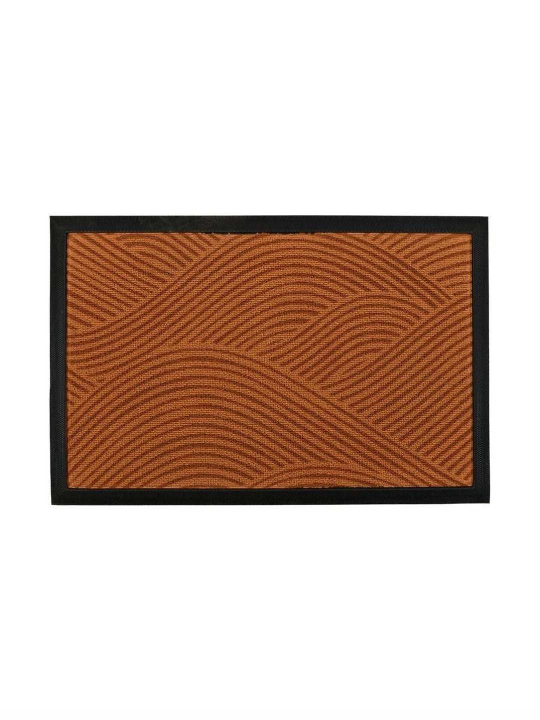 

Athome by Nilkamal Brown & Black Rectangular Anti-Skid Doormat