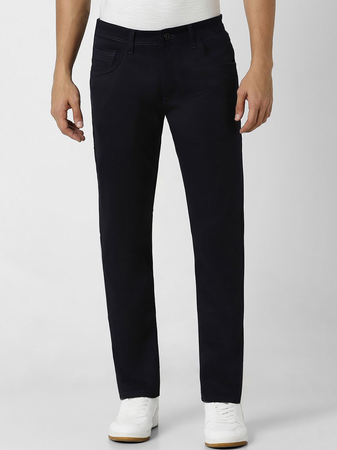 

VAN HEUSEN DENIM LABS Men Mid-Rise Slim Fit Jeans, Navy blue