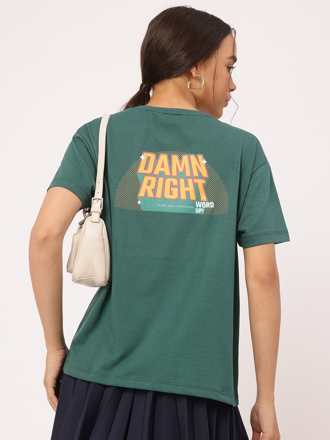 

DressBerry Easy Edge Printed Relaxed T-Shirt, Teal
