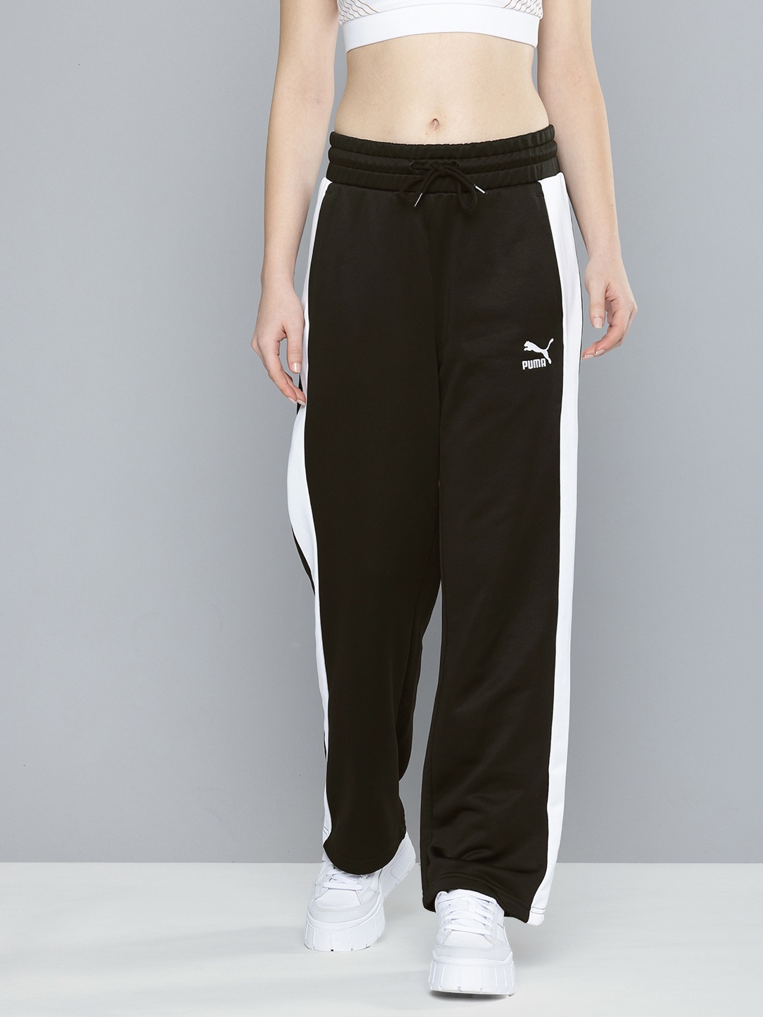 

Puma Women Iconic T7 Straight Fit Track Pants, Black