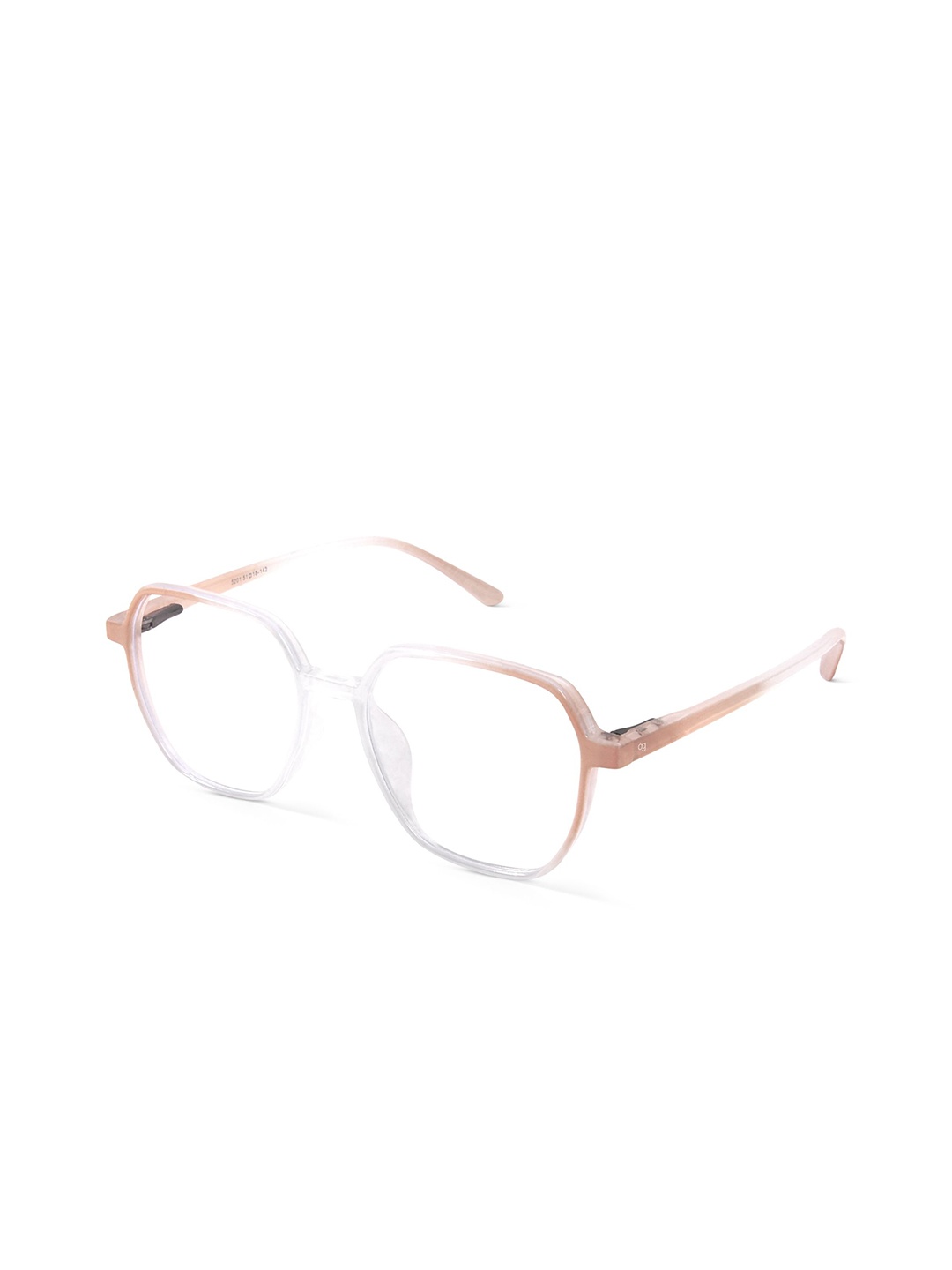 

Woggles Unisex Full Rim Oversized Frames, White