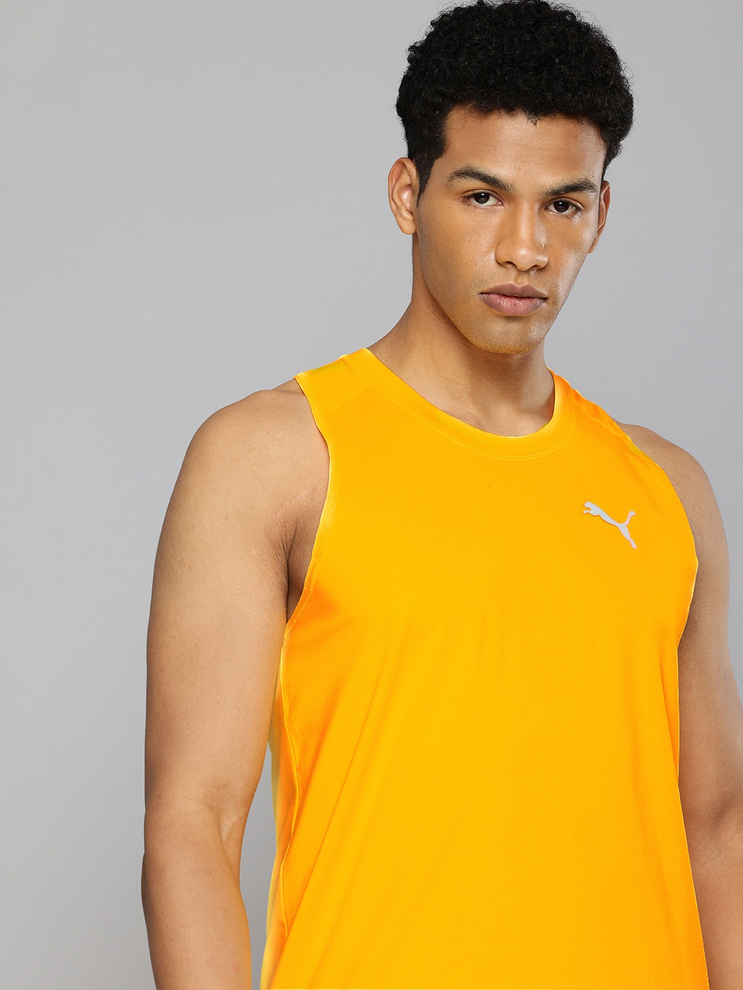 

Puma Run cloudspun Drycell Running T-shirt, Yellow