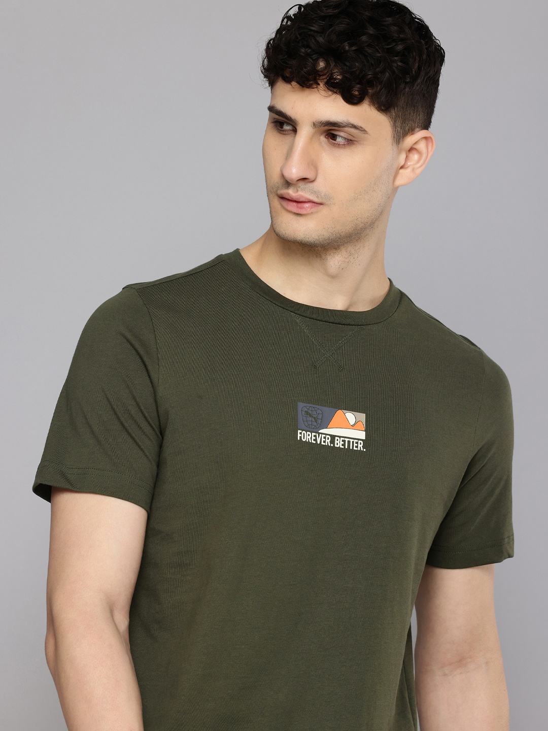 

Puma BETTER SPORTSWEAR Pure Cotton T-shirt, Olive