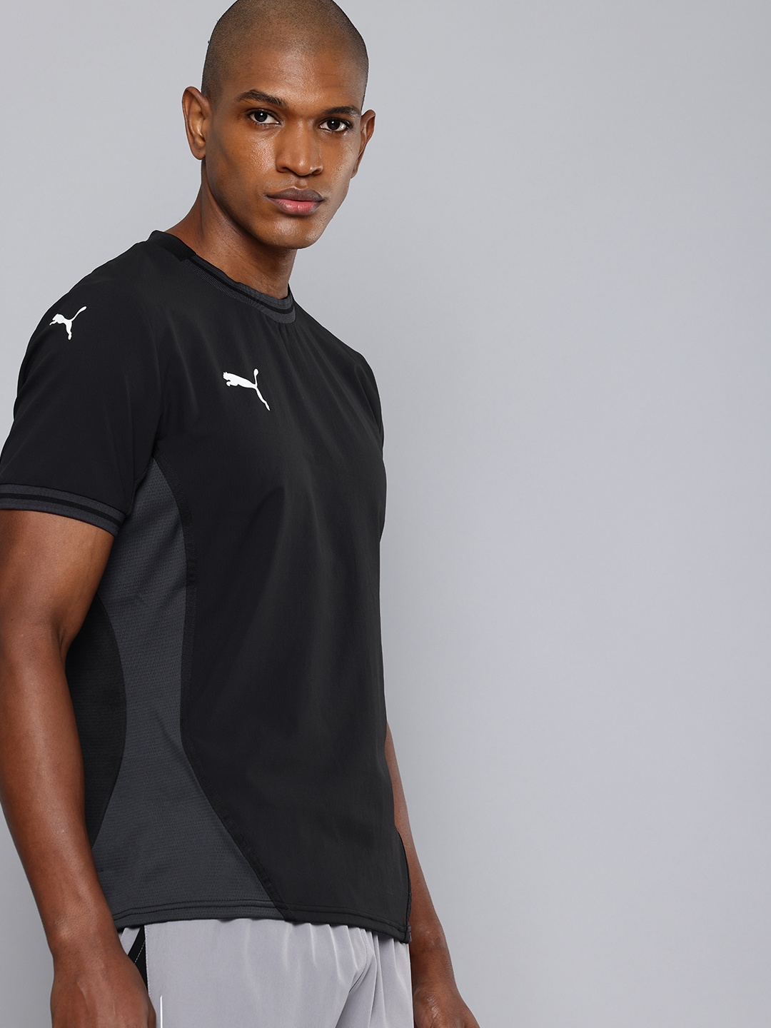 

Puma teamFINAL DryCell Slim Fit Football Jersey T-shirt, Black