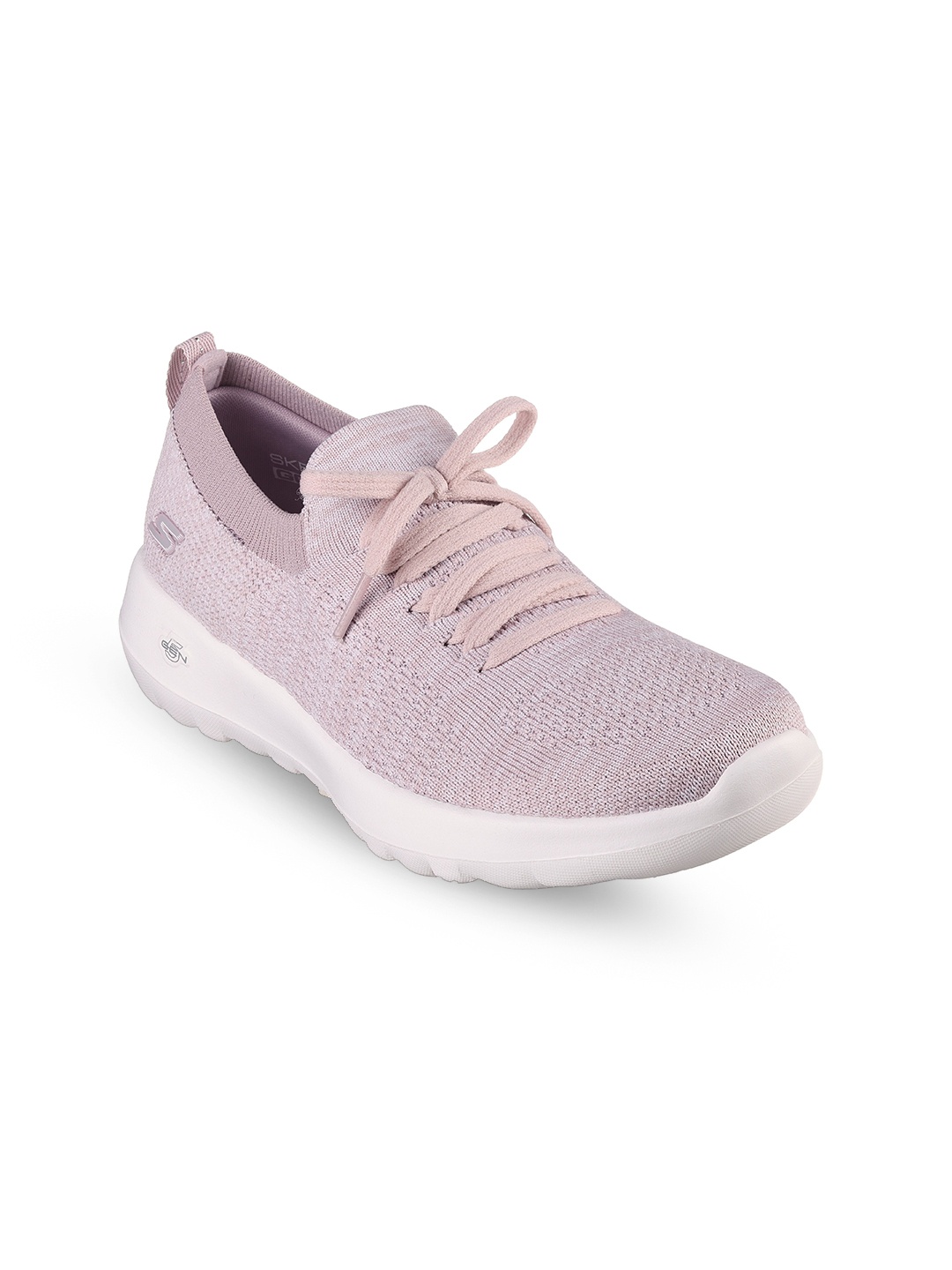 

Skechers Go Walk Joy - Abbie Women Self Design Lace Ups Round Toe Walking Shoes, Mauve