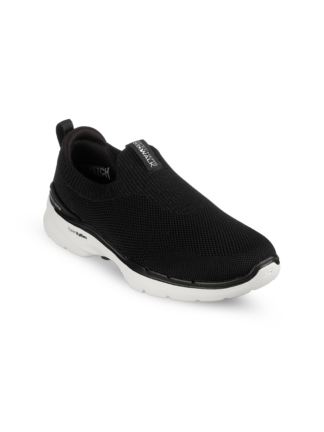 

Skechers GO WALK 6 - VIBRANT SMILE Sports Slip On Shoes, Black