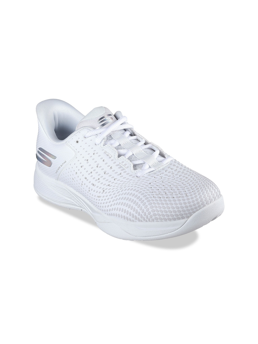 

Skechers Women Skechers Viper Court Reload Lace-Ups Sports Shoes, White