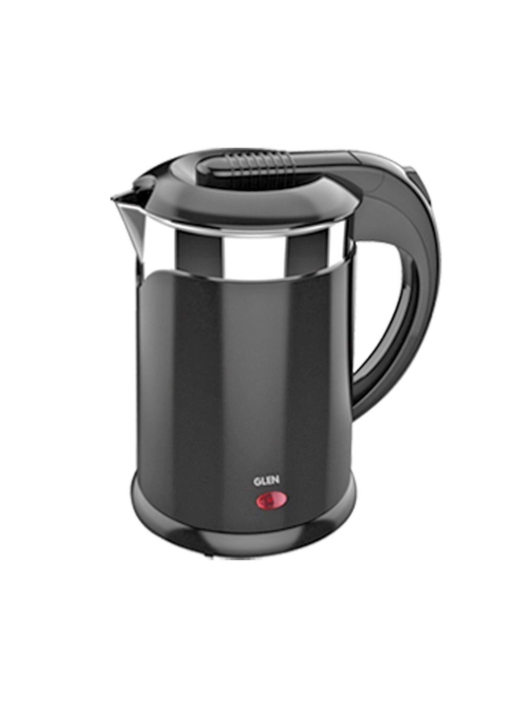 

GLEN SA 9015DX Black & Grey Stainless Steel Electric Kettle 1.2L