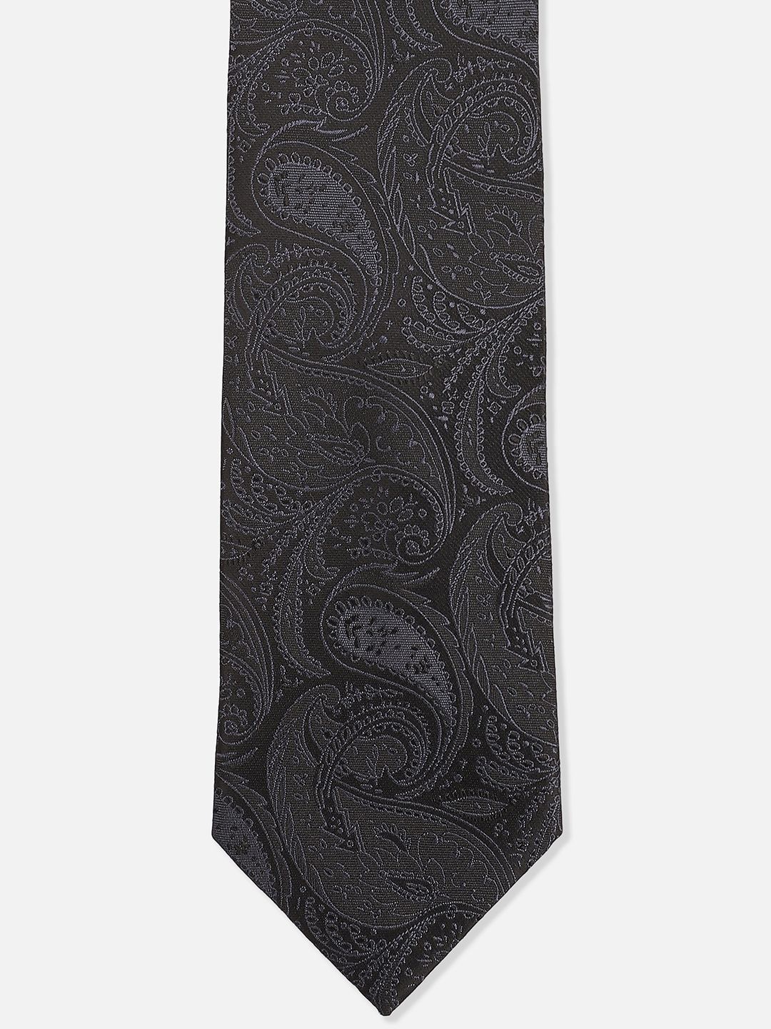 

Van Heusen Men Embroidered Printed Broad Tie, Brown