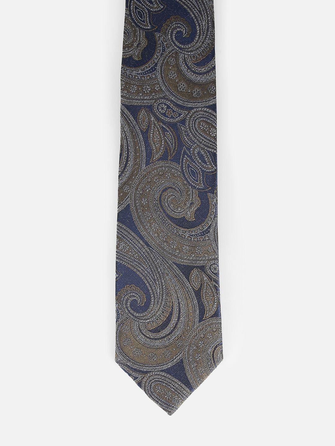 

Van Heusen Men Printed Broad Tie, Navy blue