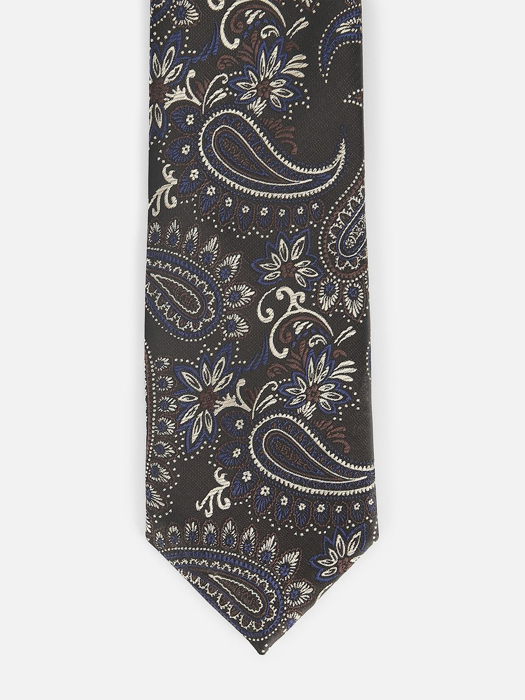 

Van Heusen Men Embroidered Broad Tie, Brown