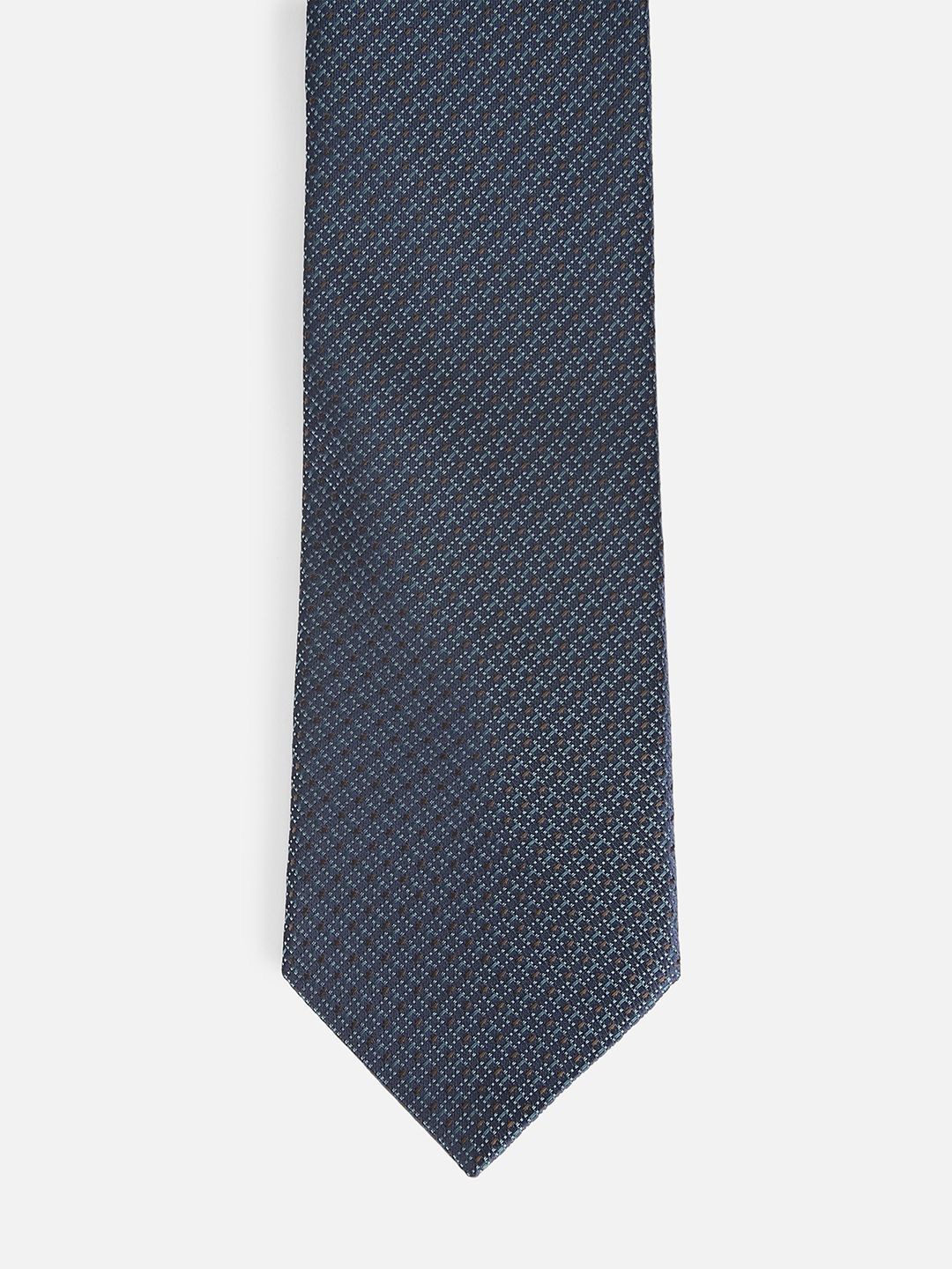 

Van Heusen Men Printed Broad Tie, Navy blue