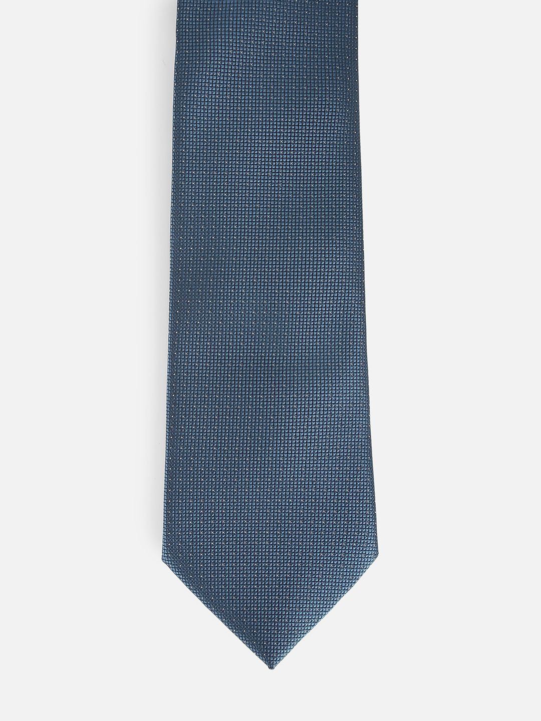 

Van Heusen Men Embroidered Printed Broad Tie, Blue
