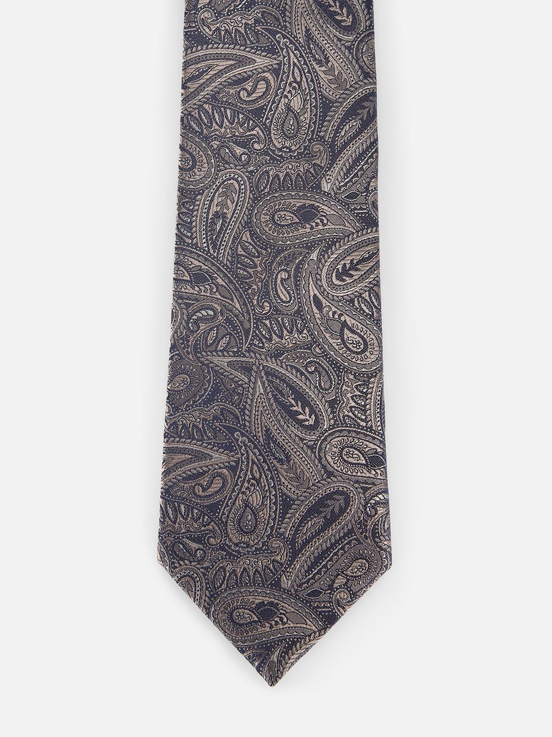 

Van Heusen Men Printed Broad Casual Tie, Grey