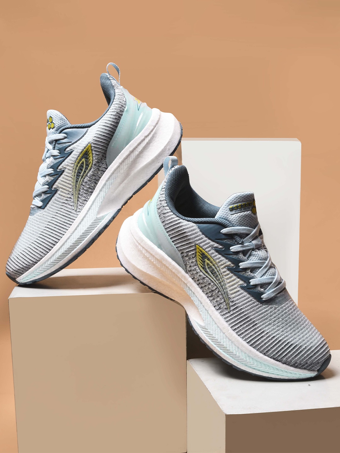 

ABROS BURTON Men Mesh Running Shoes, Blue