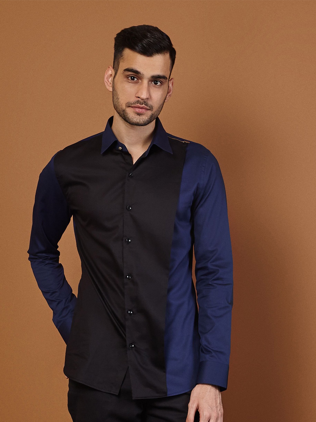 

SEVENDC Men Premium Opaque Casual Shirt, Blue