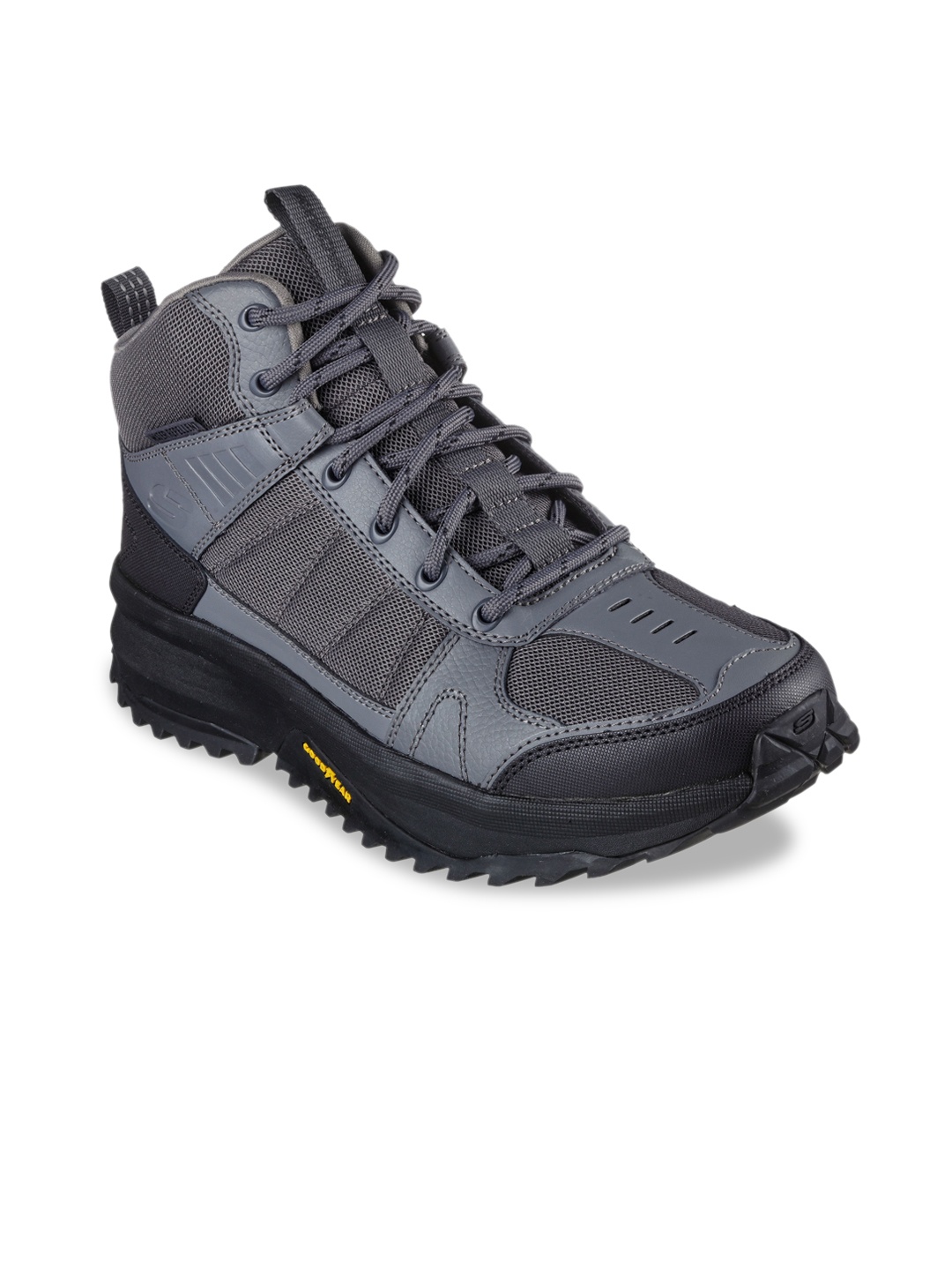 

Skechers Men BIONIC TRAIL - FLASH Mid-Top Sneakers, Grey