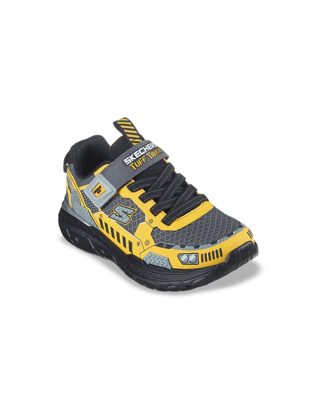 

Skechers Boys SKECH TRACKS Boys Colorblocked Velcro Lace Ups Casual Sneakers, Black