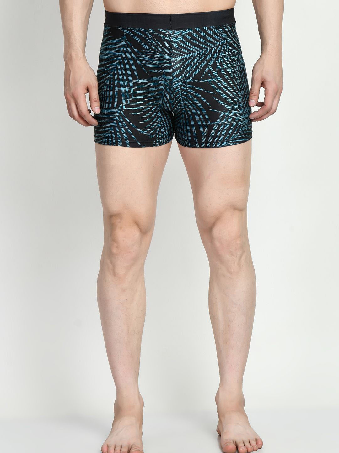 

JMT Wear Men Printed Swim Bottoms, Black