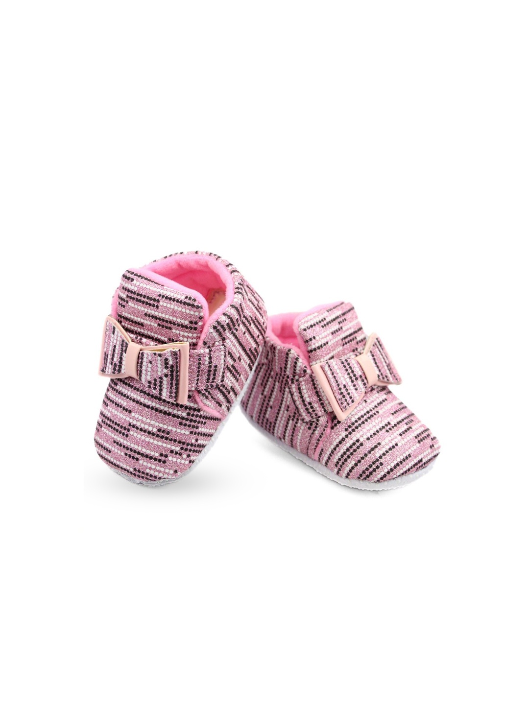 

BAESD Girls Cotton Booties, Pink