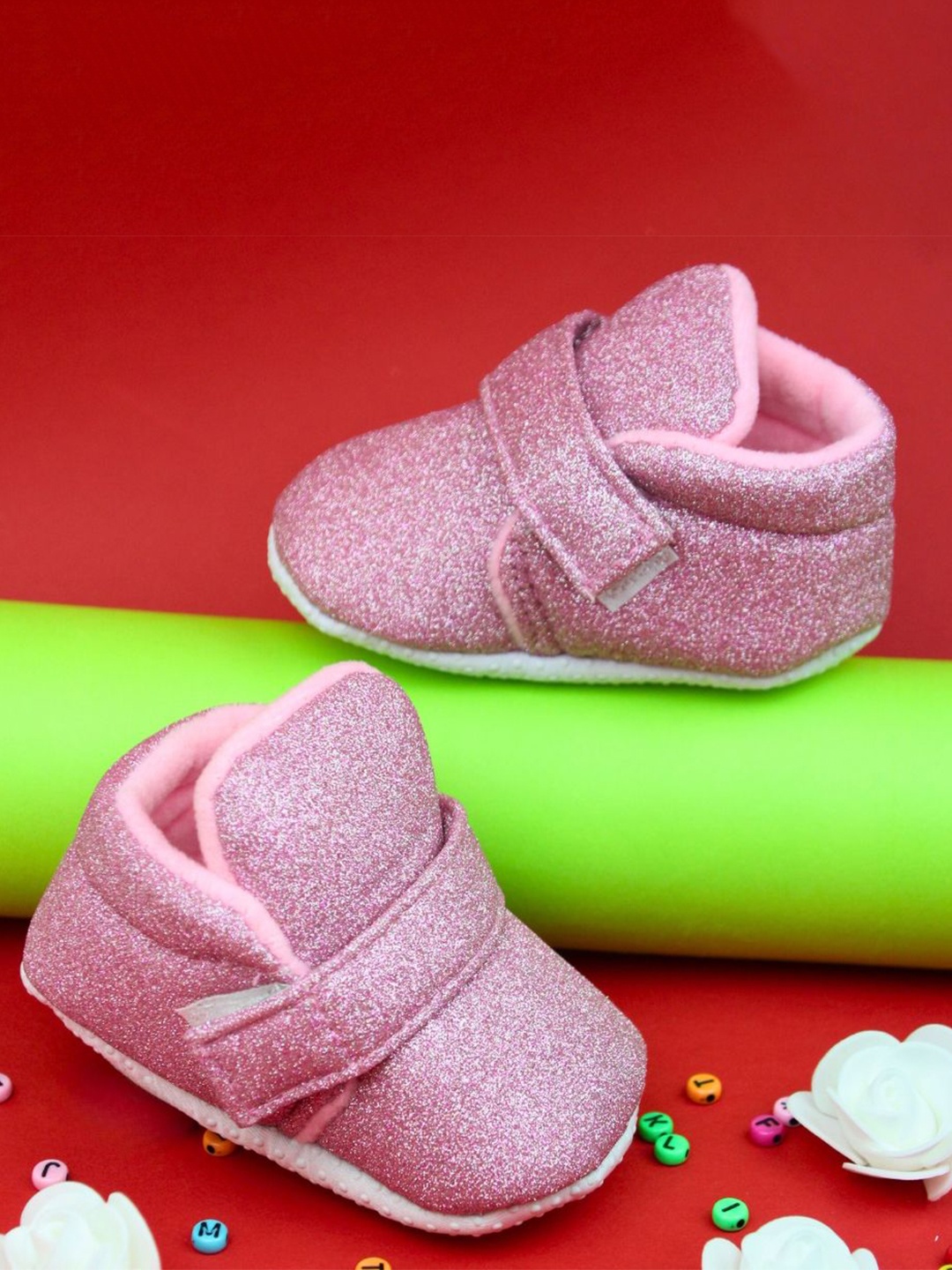 

BAESD Unisex Kids Cotton Booties, Pink