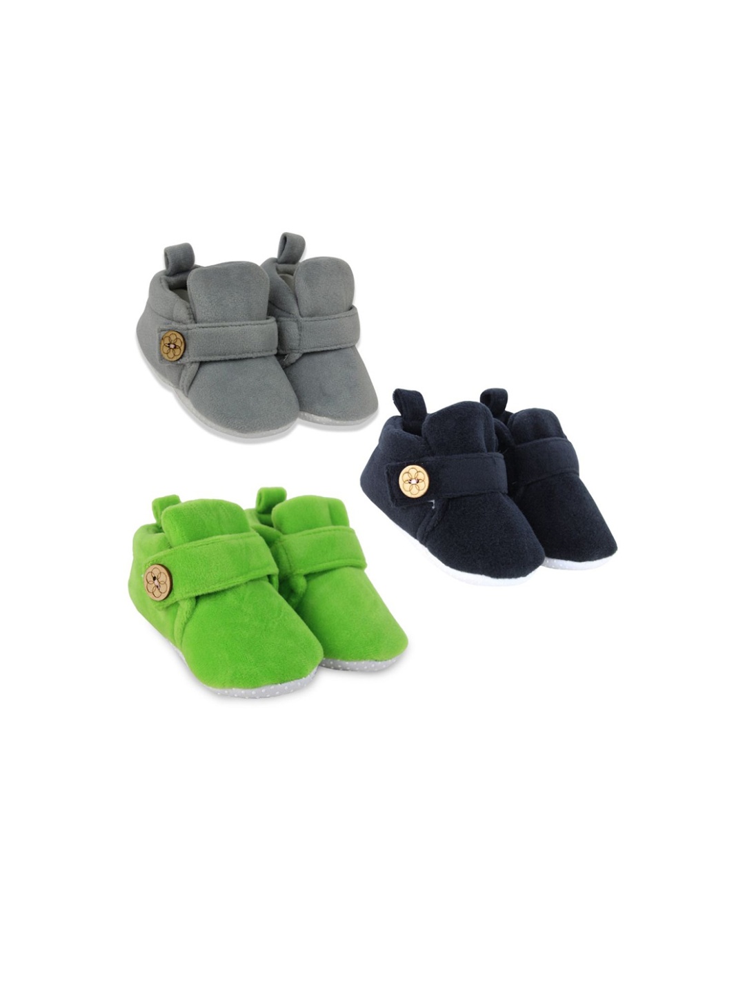 

BAESD Unisex Kids Cotton Booties, Green