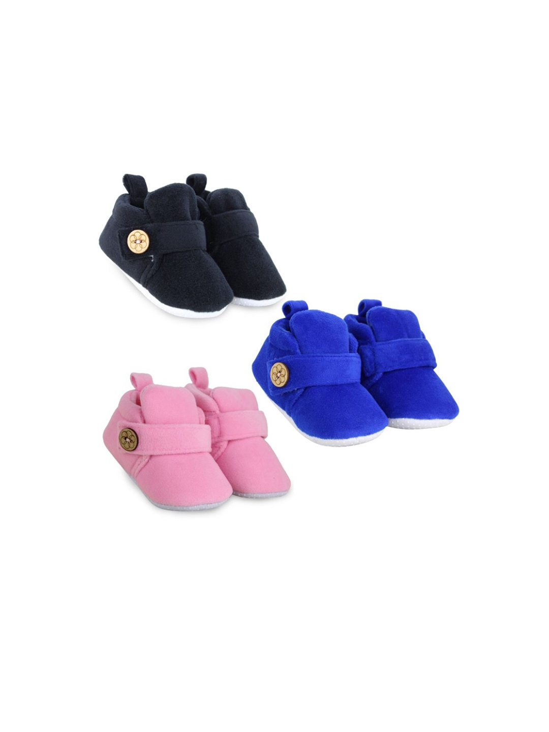 

BAESD Unisex Kids Cotton Booties, Black