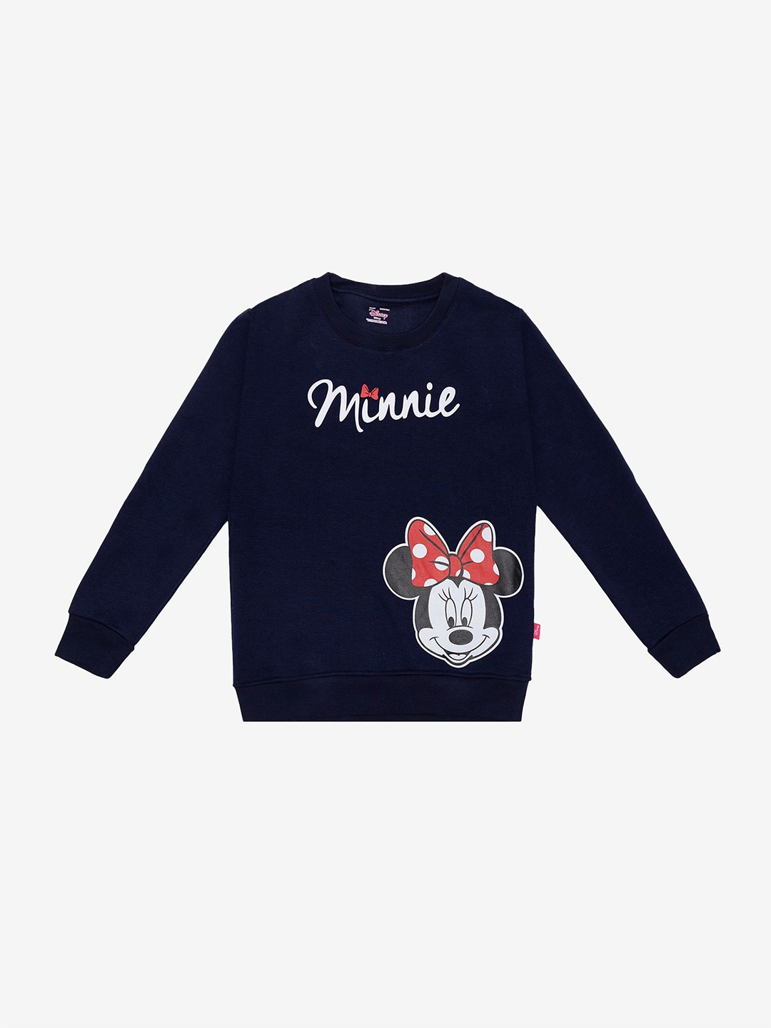 

Bodycare Kids Girls Printed Sweatshirt, Navy blue