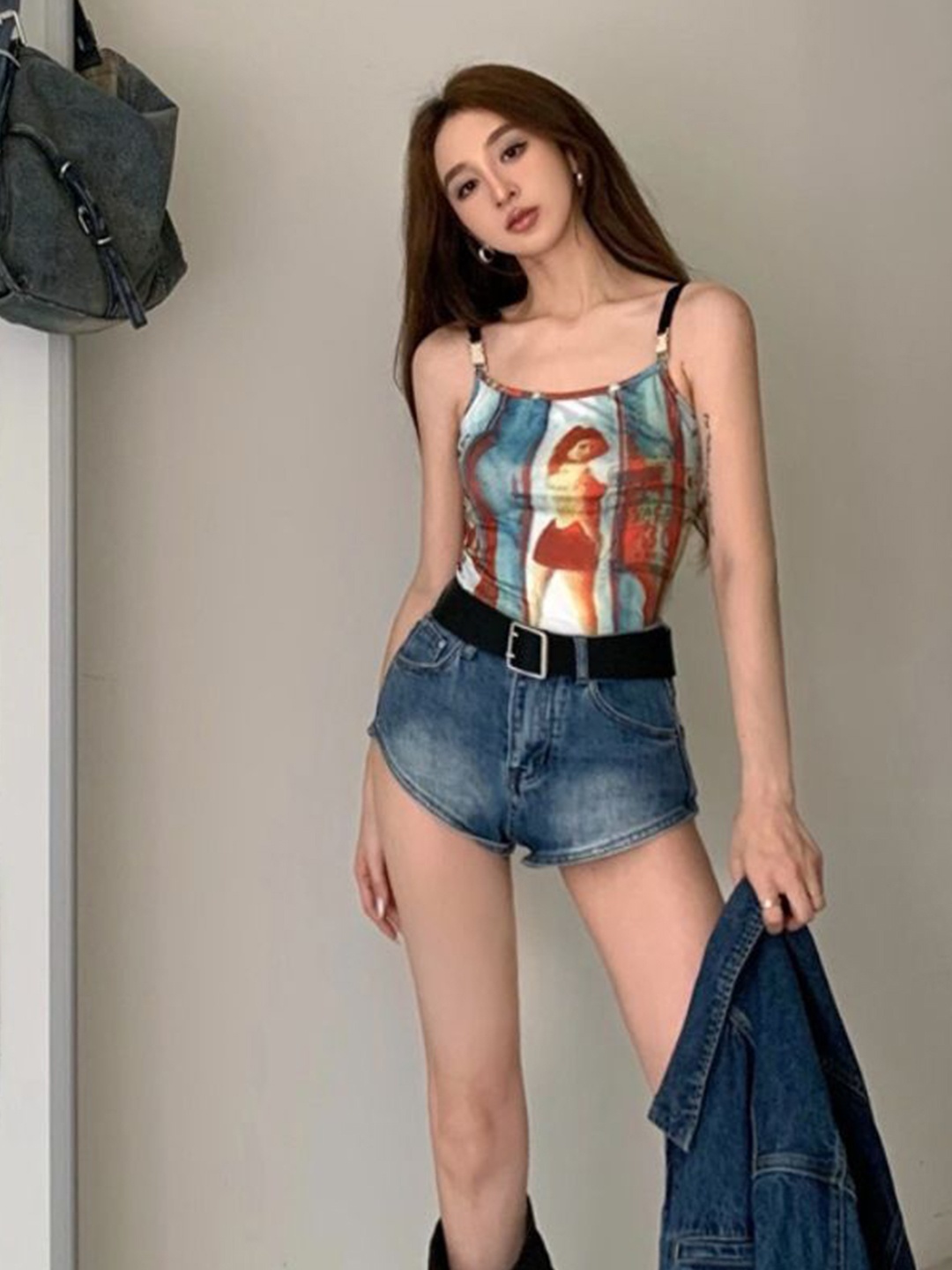 

StyleCast x Revolte Print Net Top, Multi