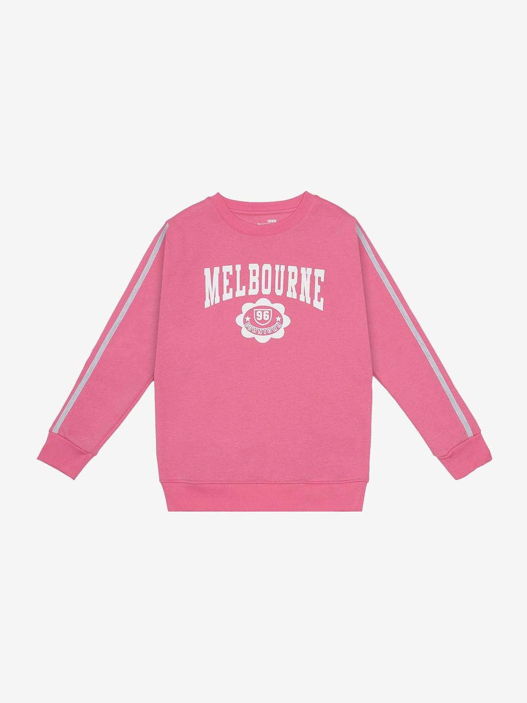 

Bodycare Kids Girls Printed Sweatshirt, Pink