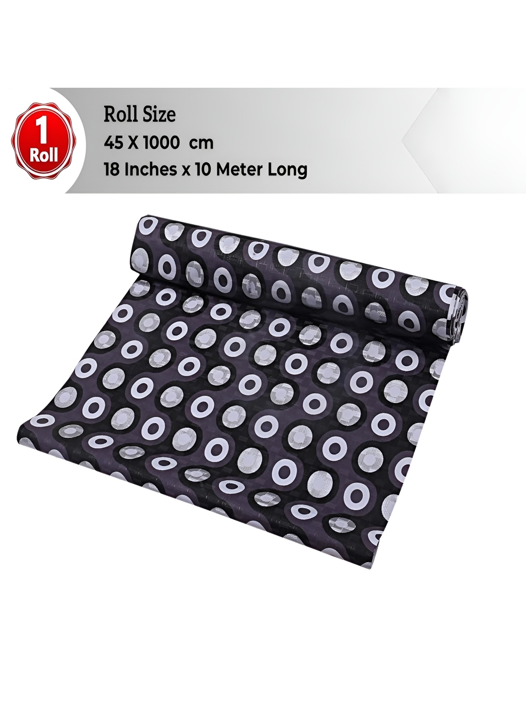 

LooMantha Grey & White Water Resistant Shelf Liner