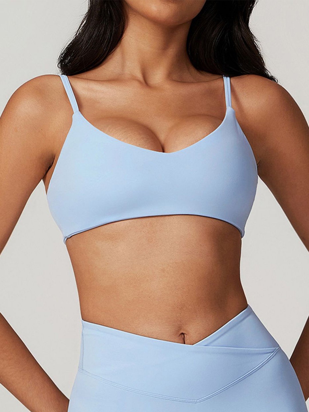 

LULU & SKY Bralette Crop Top, Blue