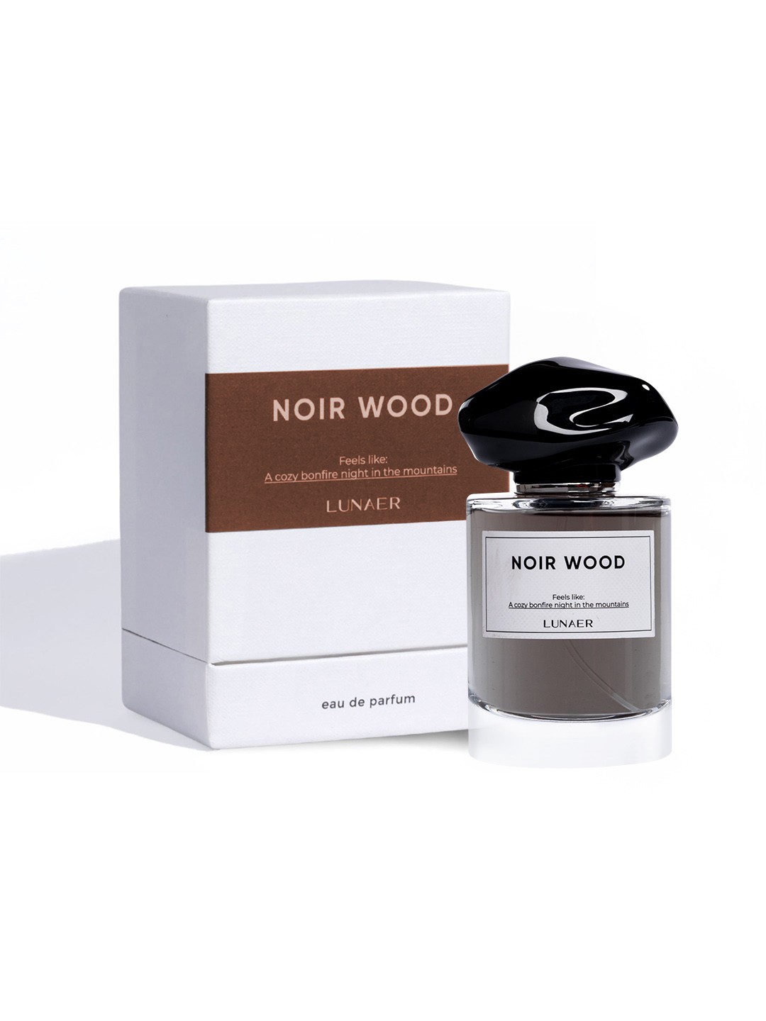 

LUNAER Noir Wood Long Lasting Eau De Perfume - 50ml, Black
