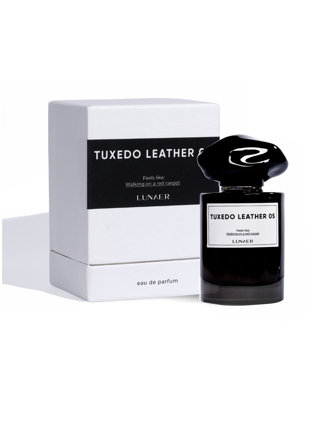 

LUNAER Tuxedo Leather Luxury Eau De Perfume - 50ml, Black