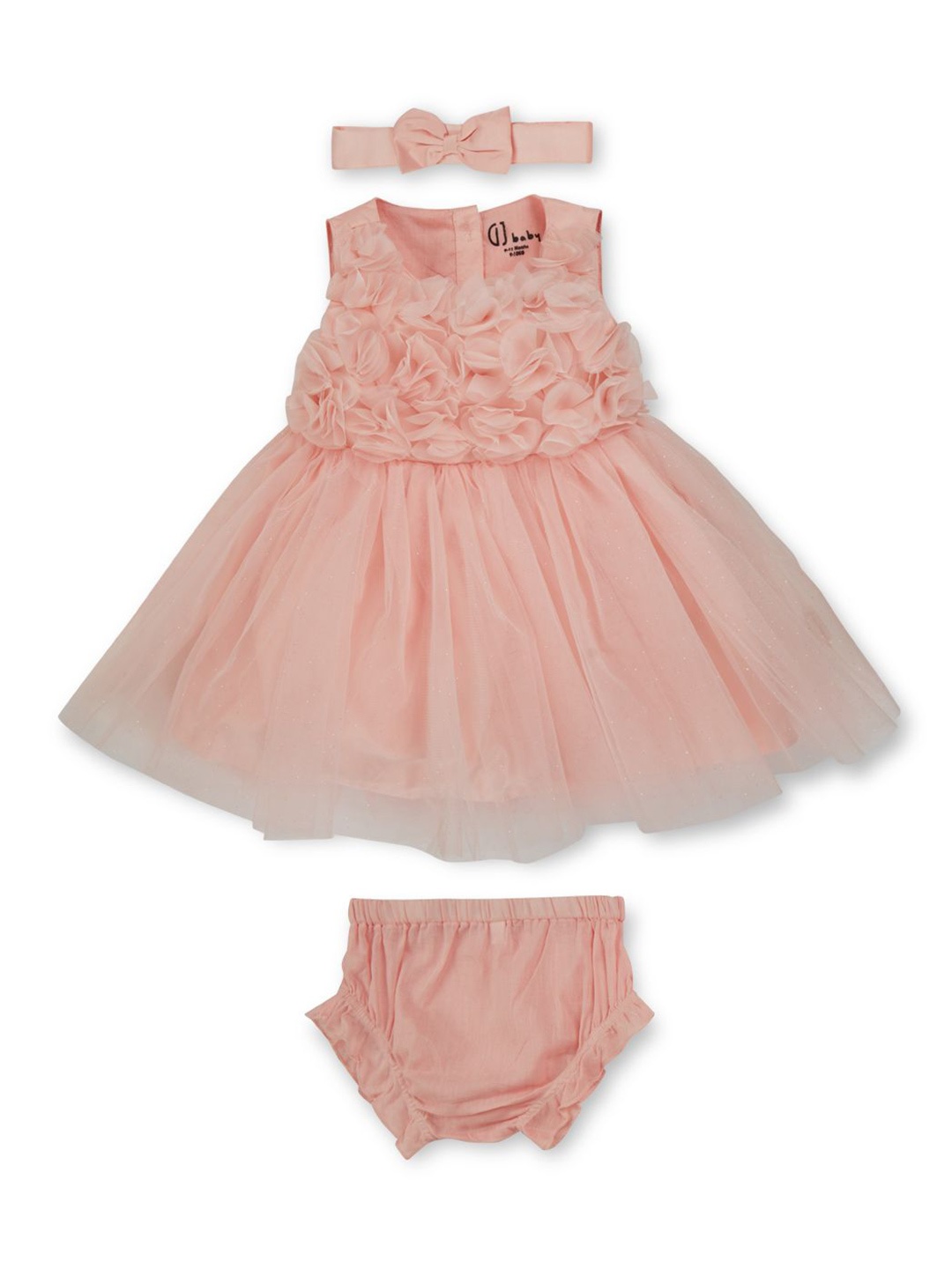 

GJ baby A-Line Dress, Peach