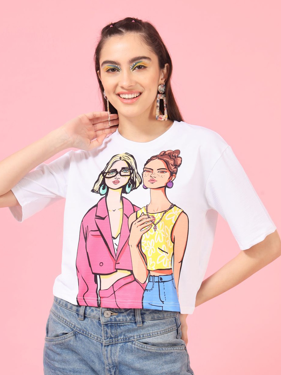 

TANDUL Print Top, Multi