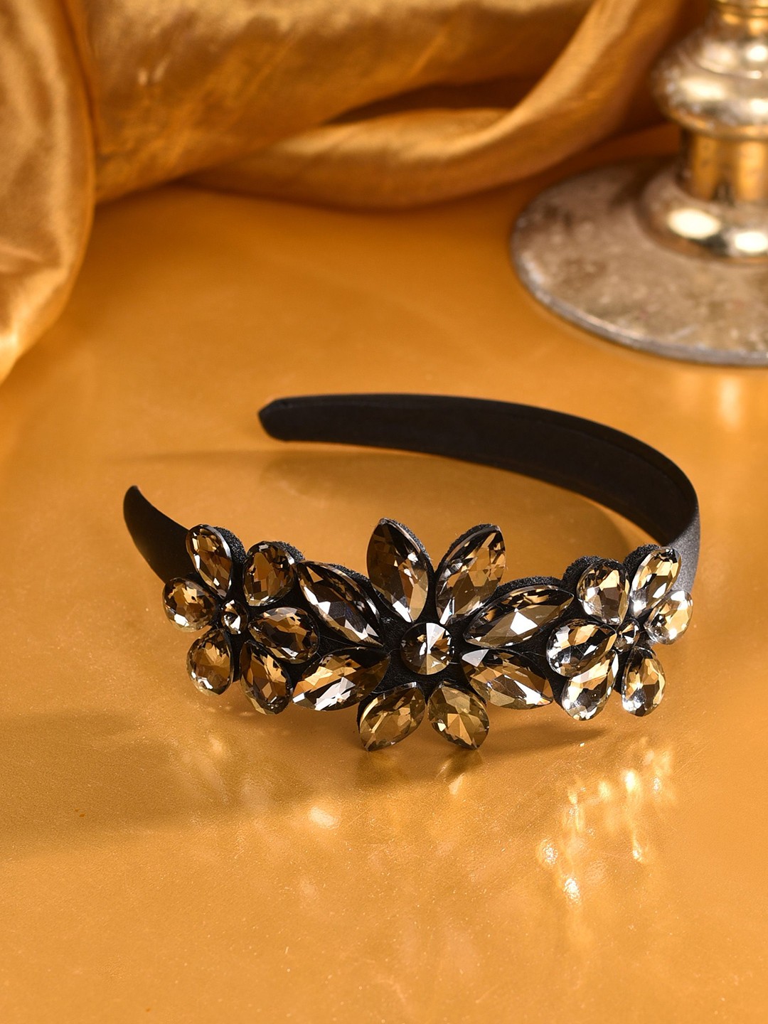 

VOGUE HAIR ACCESSORIES Women Embellished Hairband, Black
