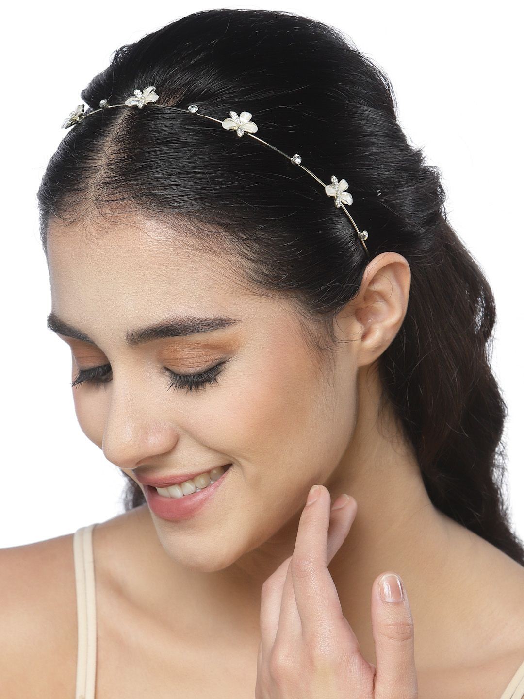 

VOGUE HAIR ACCESSORIES Women Embellished Hairband, Gold