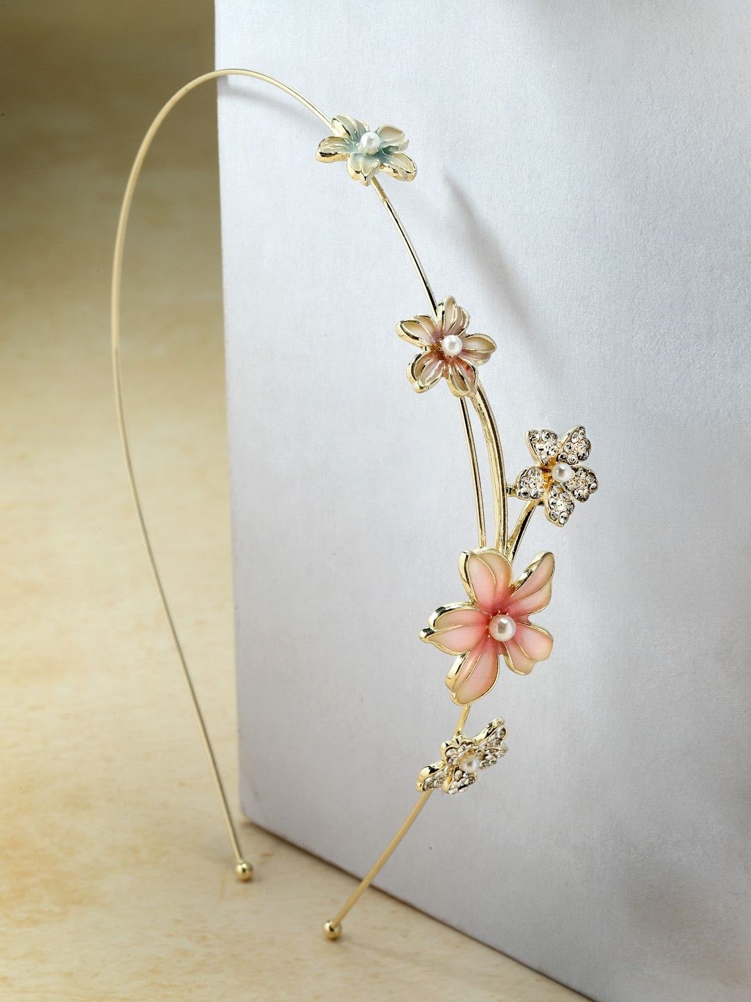 

VOGUE HAIR ACCESSORIES Women Embellished Hairband, Gold
