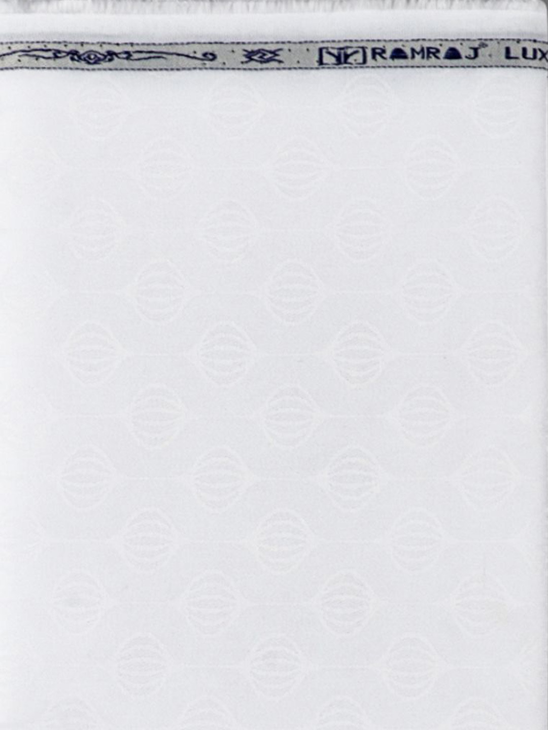 

Ramraj Men Cotton Jacquard Short Kurta Fabric, White