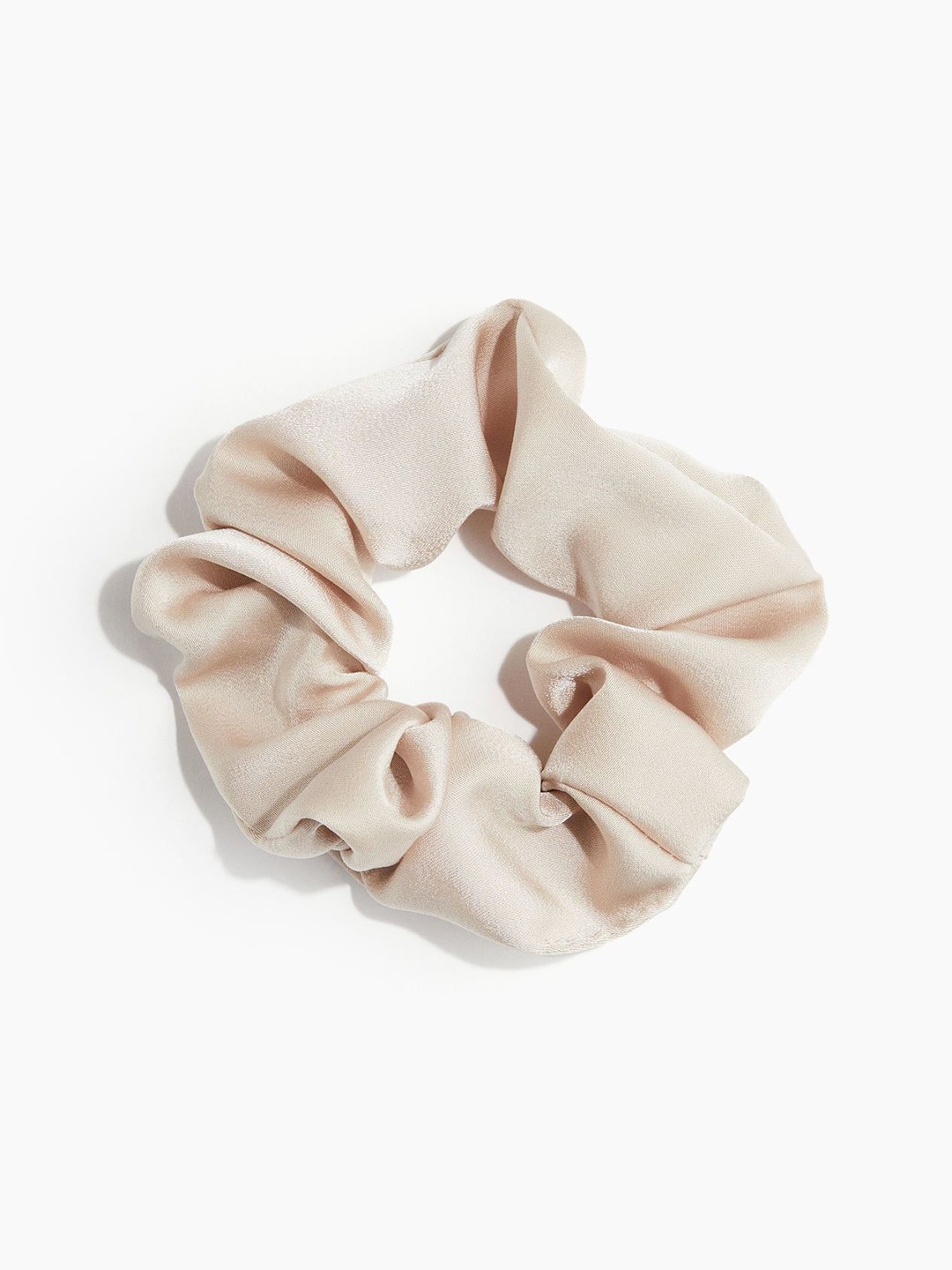 

H&M Satin Scrunchie, Beige