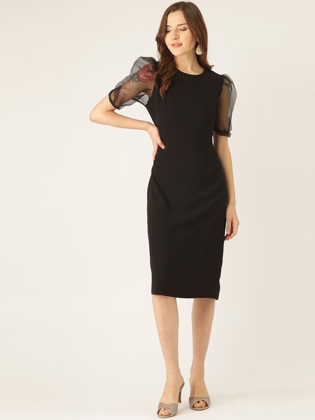 

ANVI Be Yourself Sheath Dress, Black